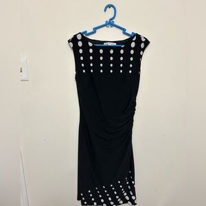 Cleo polka dot shift dress size xs office business casual